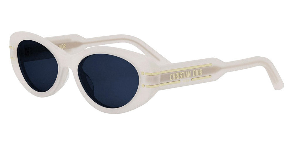 Dior® DIORSIGNATURE B8U CD DIORSIGNATURE B8U 95B0 53 - 95B0 Shiny Ivory / Blue Sunglasses