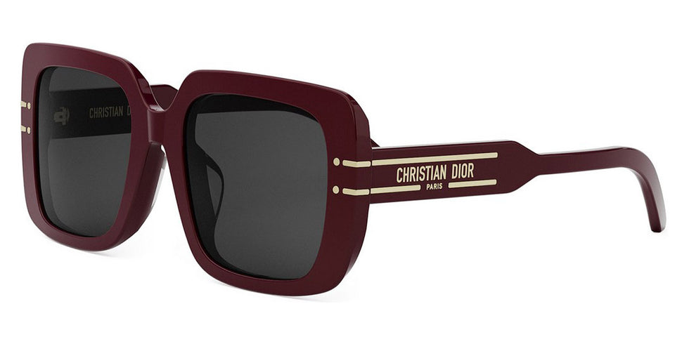 Dior® DIORSIGNATURE S11F - 35A0 Bordeaux / Smoke Sunglasses