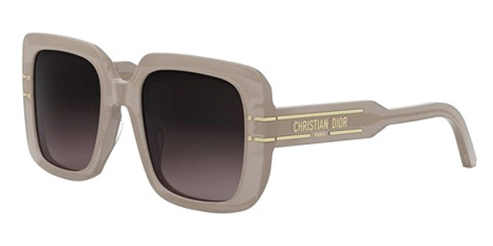 Dior® DIORSIGNATURE S11I CD DIORSIGNATURE S11I 78A1 54 - 78A1 Shiny Transparent Khaki / Gradient Smoke Sunglasses