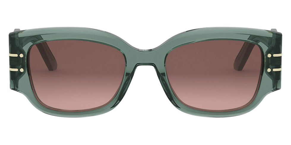 Dior® DIORSIGNATURE S13I CD DIORSIGNATURE S13I 55F2 52 - 55F2 Shiny Green / Grey Gradient Sunglasses