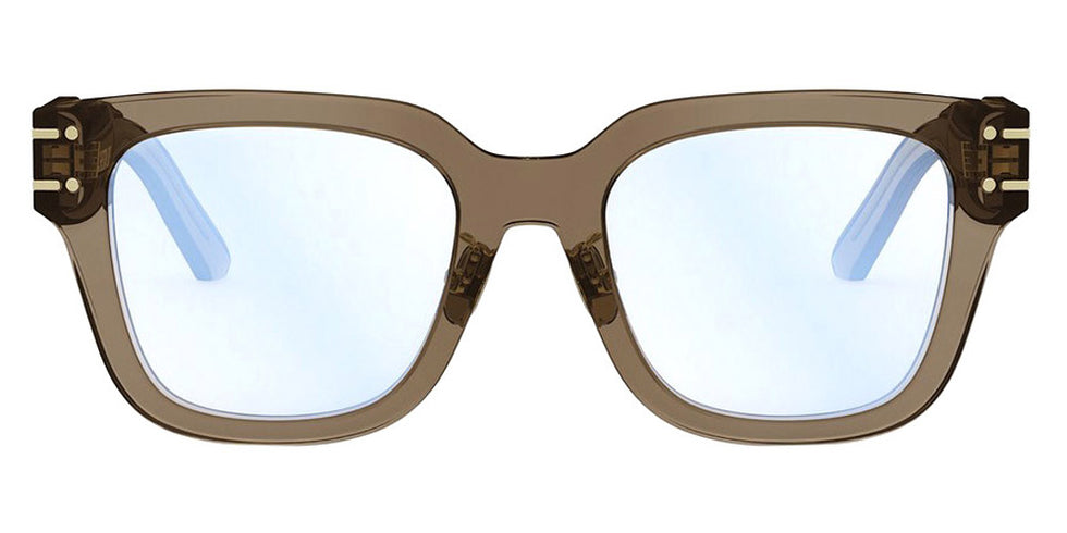 Dior® DIORSIGNATUREO S5F CD DIORSIGNATUREO S5F 55BB 52 - 55BB Shiny Lime Transparent / Gradient Smoke Eyeglasses