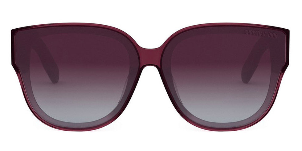 Dior® LADY 95.22 R3F - 60G2 Shiny Bordeaux / Gradient Bordeaux Sunglasses
