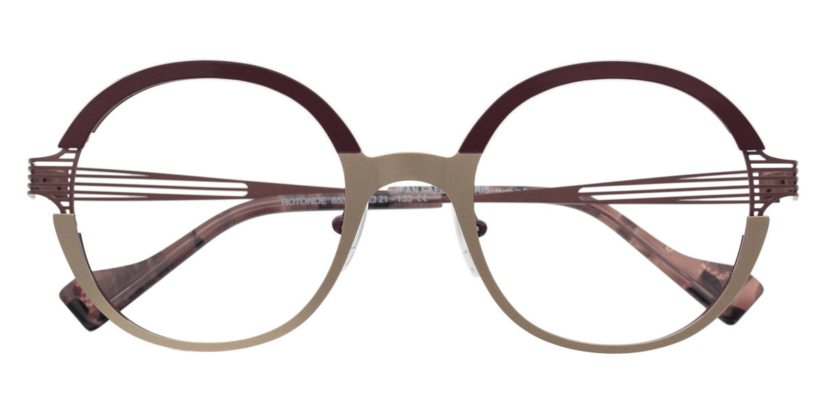 Lafont® Rotonde LAF ROTONDE RED 6535 49 - Red Eyeglasses