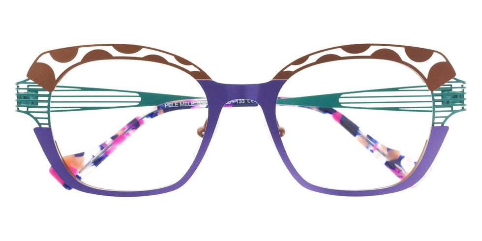 Lafont® Pele-Mele LAF PELE-MELE 5545 50 - Brown 5545 Eyeglasses