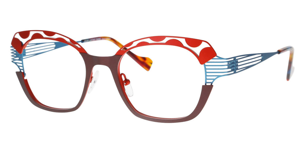 Lafont® Pele-Mele LAF PELE-MELE 8519 50 - Brown 8519 Eyeglasses