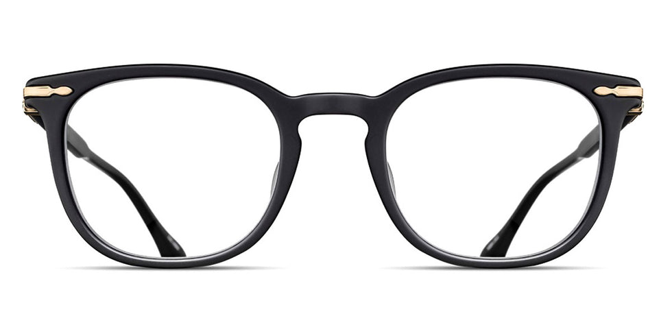 Matsuda® M2047 Matte Black / Brushed Gold Eyeglasses