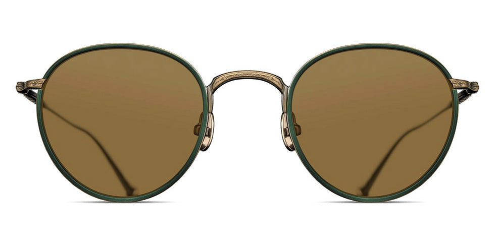 Matsuda® M3085-I Antique Gold / Bottle Green Sunglasses