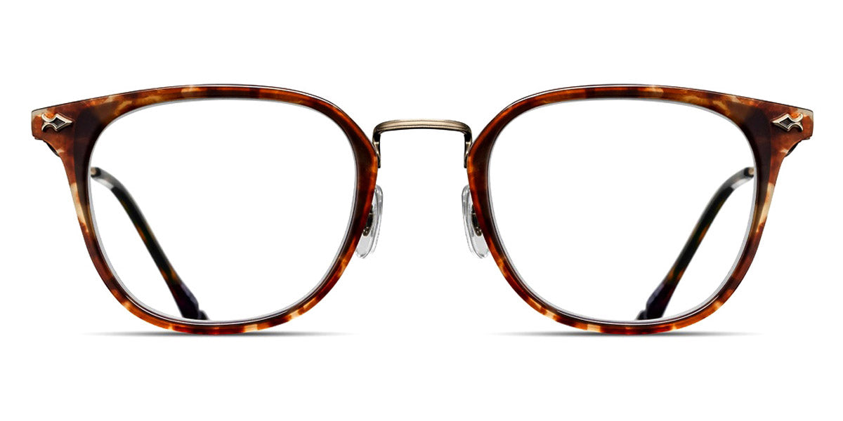 Matsuda® M3113 MTD M3113 Antique Gold/Brown 50 - Antique Gold / Brown Eyeglasses