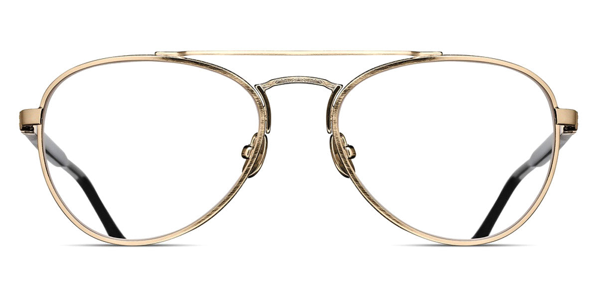 Matsuda® M3116 MTD Brushed Gold/Black 54 - Brushed Gold / Black Eyeglasses
