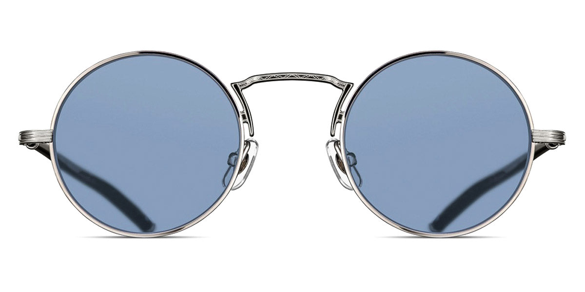 Matsuda® M3119 MTD M3119 Palladium White/Cobalt Blue 46 - Palladium White / Cobalt Blue Sunglasses