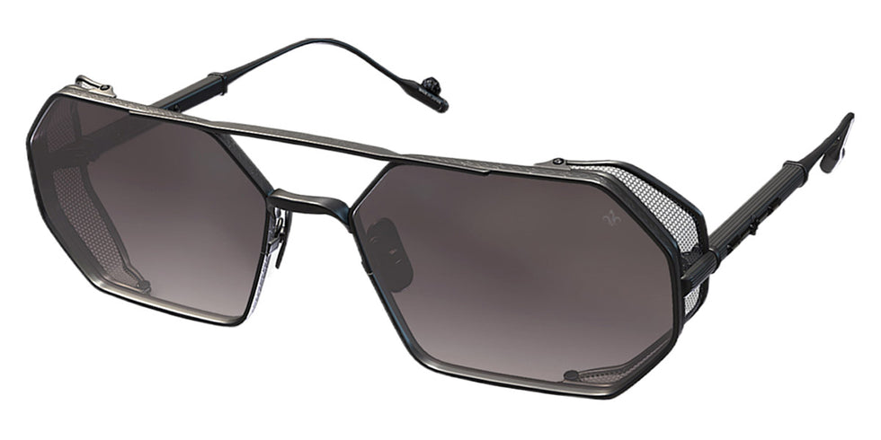 Philippe V® No17.2 PHI No17.2 Black Matt Frame Grey Flashed Gradient Lens 60 - Black Matt Frame - Grey Flashed Gradient Lens Sunglasses