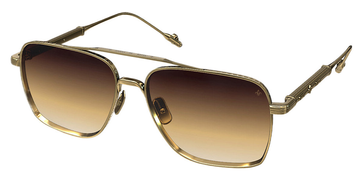 Philippe V® No25 PHI No25 Gold Frame Brown Gradient Lens 58 - Gold Frame - Brown Gradient Lens Sunglasses
