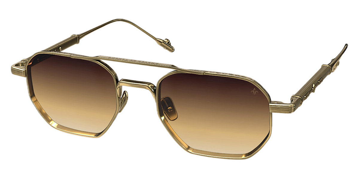 Philippe V® No26 PHI No26 Gold Frame Brown Gradient Lens 51 - Gold Frame - Brown Gradient Lens Sunglasses