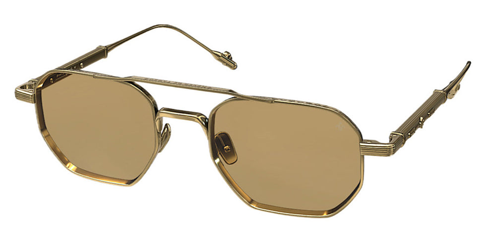 Philippe V® No26 PHI No26 Gold Frame Jelly Orange PTC Lens 51 - Gold Frame - Jelly Orange PTC Lens Sunglasses