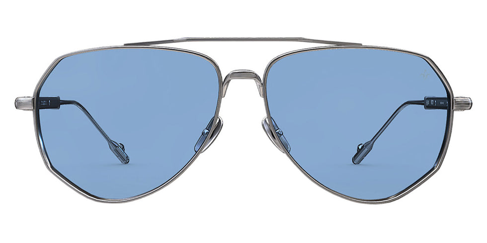 Philippe V® No27 PHI No27 Silver Frame Jelly Blue PTC Lens 60 - Silver Frame - Jelly Blue PTC Lens Sunglasses