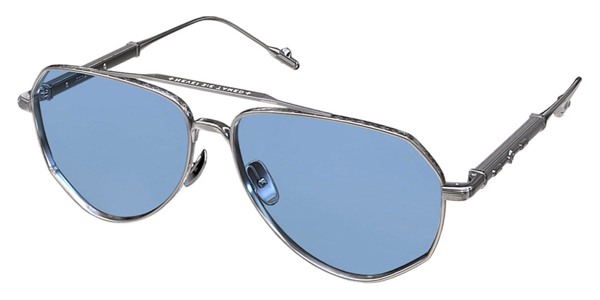Philippe V® No27 PHI No27 Silver Frame Jelly Blue PTC Lens 60 - Silver Frame - Jelly Blue PTC Lens Sunglasses