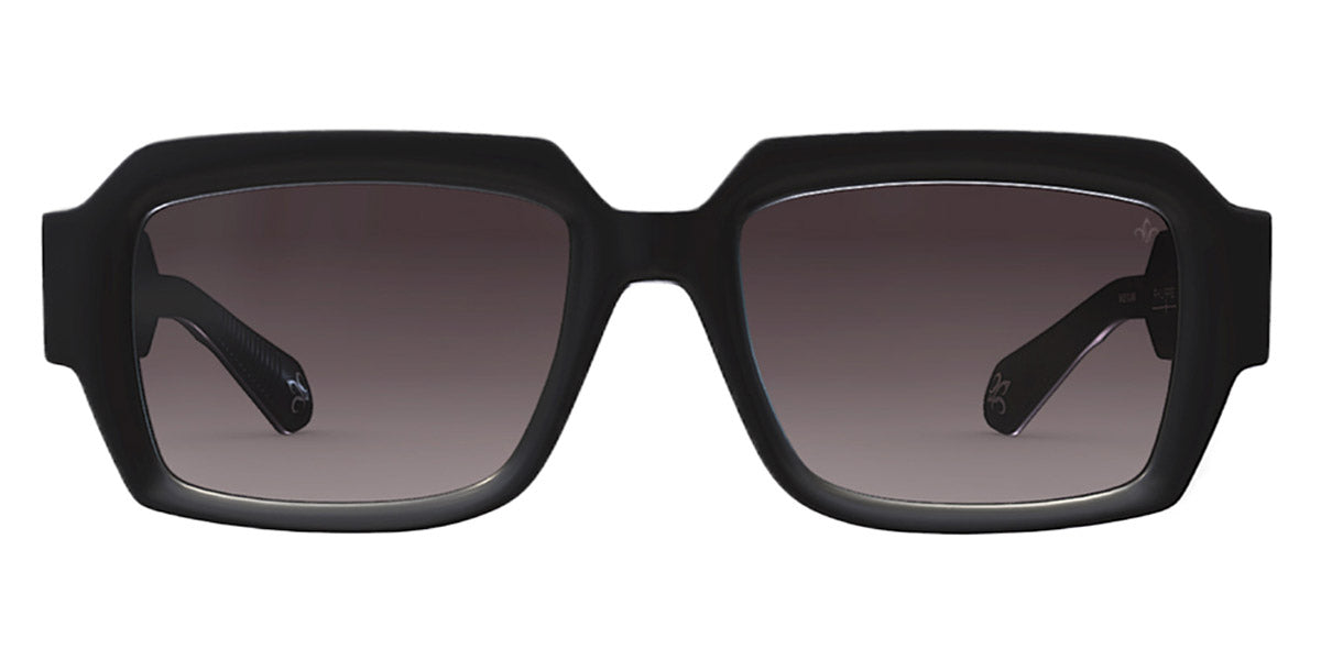 Philippe V® No28 PHI No28 Black Matt/Gun Metal Frame Grey Gradient Lens 53 - Black Matt/Gun Metal Frame - Grey Gradient Lens Sunglasses