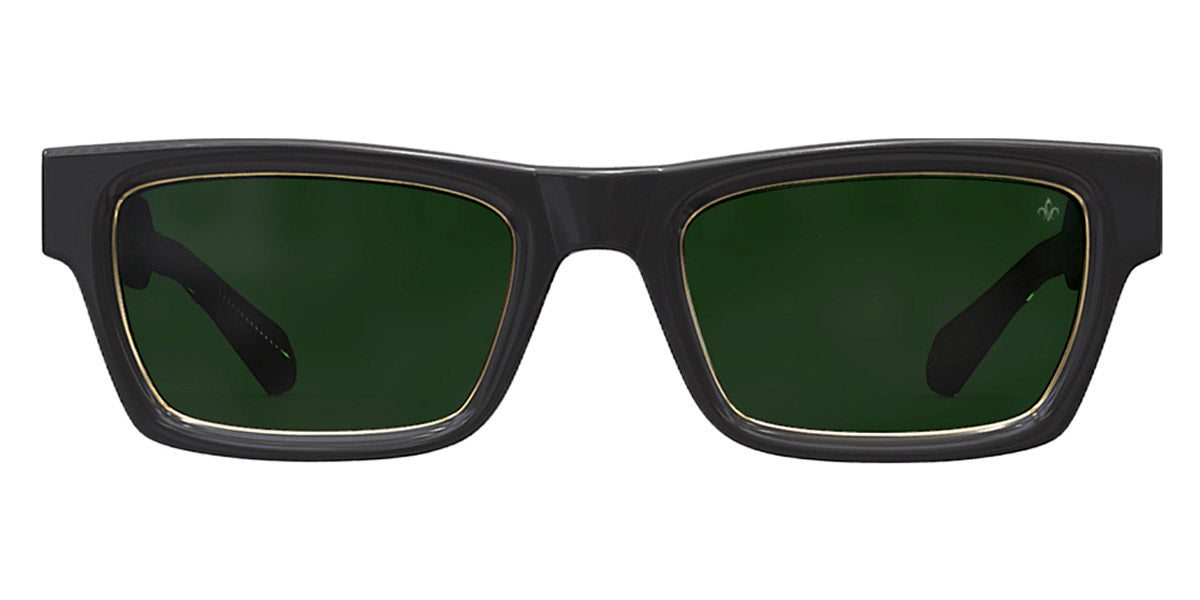 Philippe V® No29 PHI No29 Black/Gold Frame Green Lens 52 - Black/Gold Frame - Green Lens Sunglasses