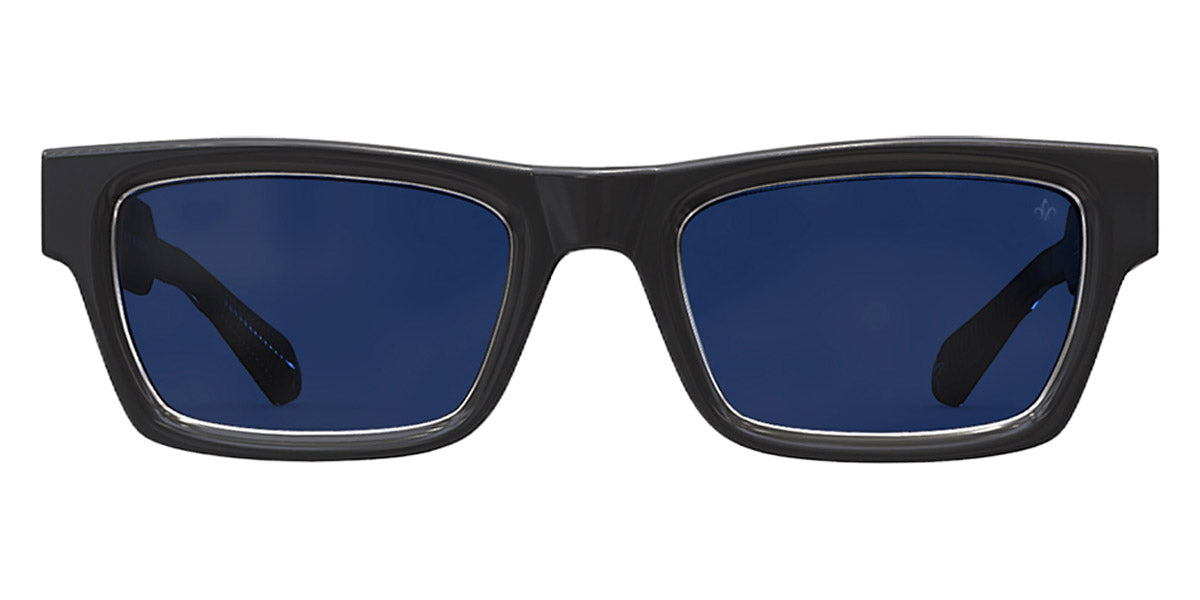 Philippe V® No29 PHI No29 Black/Silver Frame Blue Polarised Lens 52 - Black/Silver Frame - Blue Polarised Lens Sunglasses