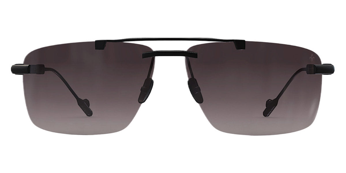 Philippe V® No30 PHI No30 Black Matt Frame Grey Gradient Lens 64 - Black Matt Frame - Grey Gradient Lens Sunglasses