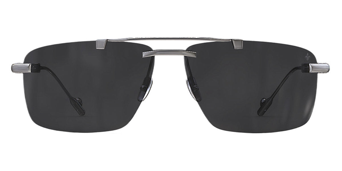 Philippe V® No30 PHI No30 Silver Frame Grey Lens 64 - Silver Frame - Grey Lens Sunglasses