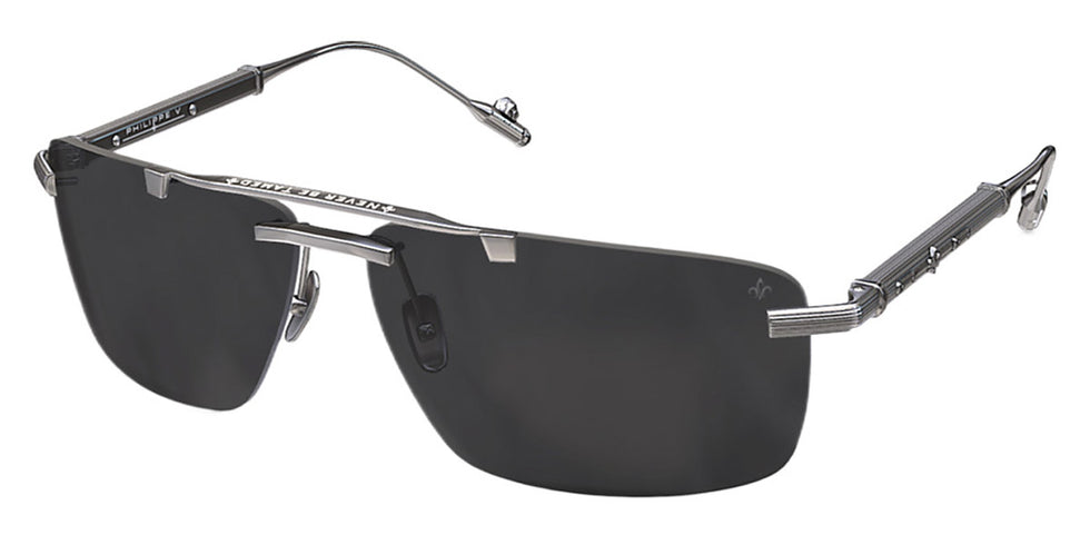 Philippe V® No30 PHI No30 Silver Frame Grey Lens 64 - Silver Frame - Grey Lens Sunglasses
