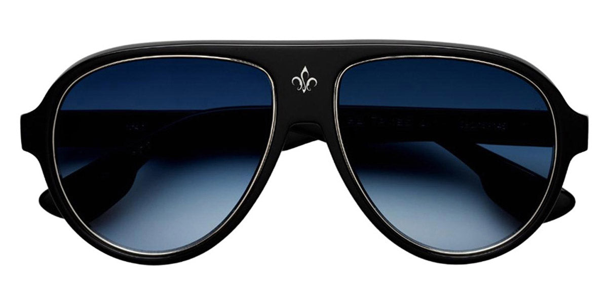 Philippe V® No4.1 PHI No4.1 Black Frame Blue Gradient Lens 58 - Black Frame - Blue Gradient Lens Sunglasses