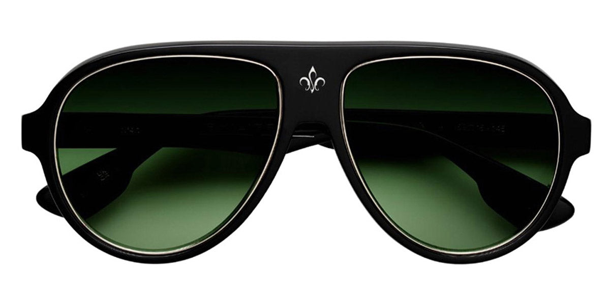 Philippe V® No4.1 PHI No4.1 Black Frame Green Gradient Lens 58 - Black Frame - Green Gradient Lens Sunglasses