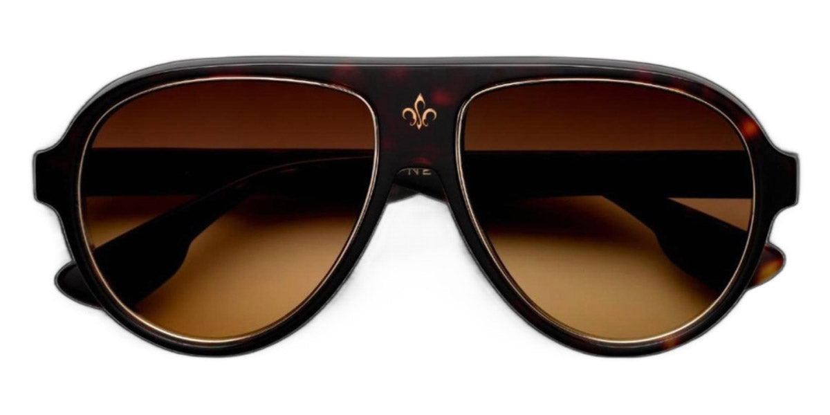 Philippe V® No4.1 PHI No4.1 Tort Frame Brown Gradient Lens 58 - Tort Frame - Brown Gradient Lens Sunglasses