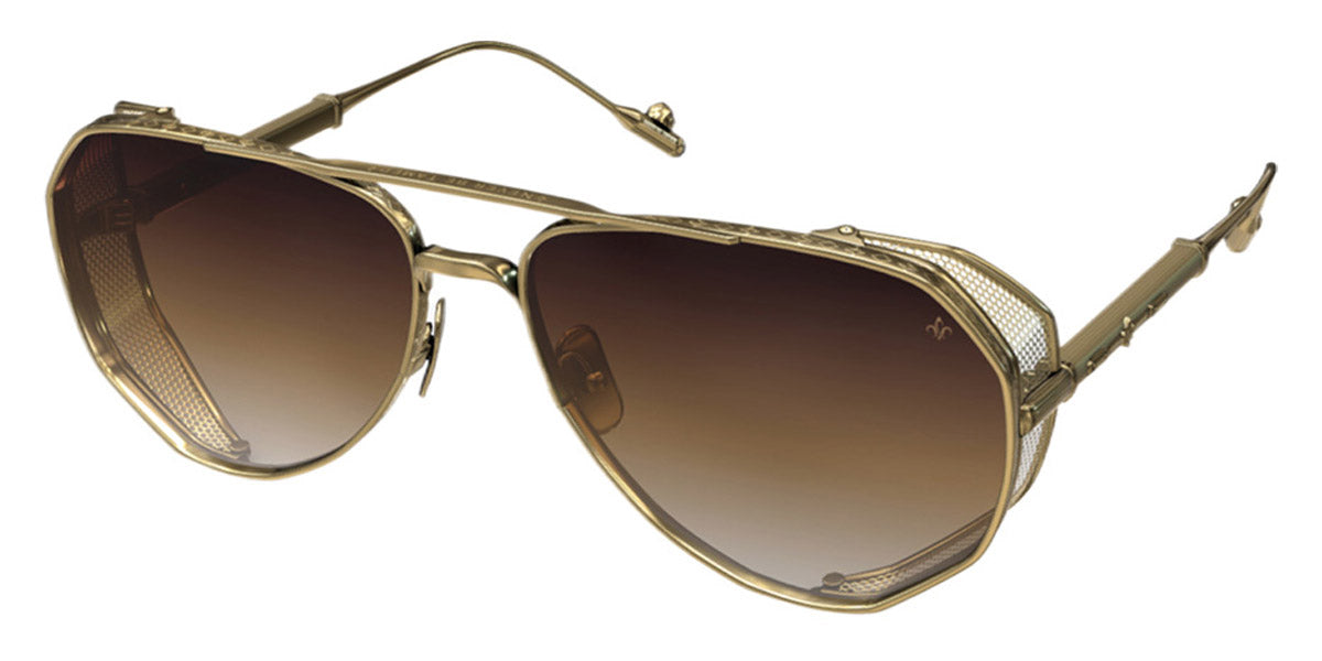 Philippe V® No7.2 PHI No7.2 Gold Frame Brown Gradient Lens 61 - Gold Frame - Brown Gradient Lens Sunglasses