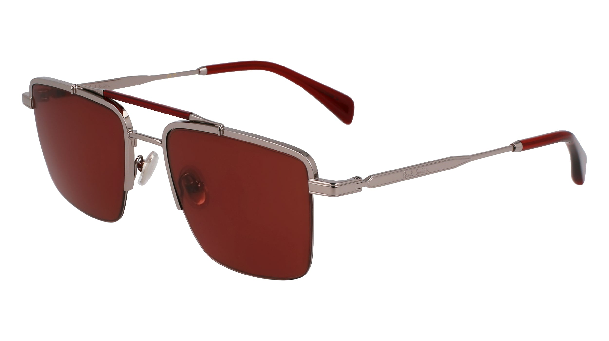 Paul Smith® Landor PSM PS24109S 038 55 - 038 Gunmetal/Red Sunglasses
