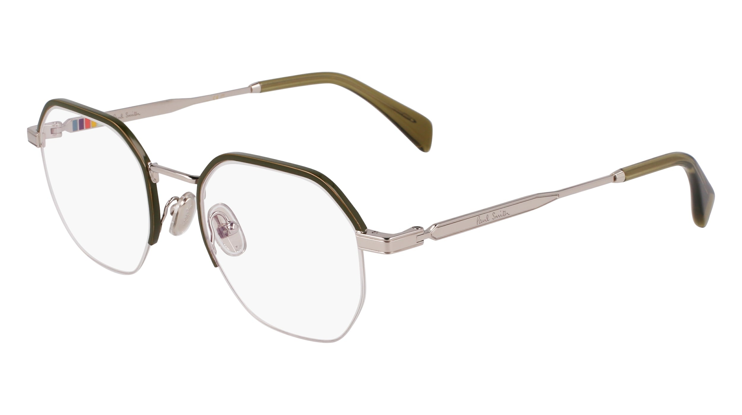 Paul Smith® Lovell PSM PS24113 007 51 - 007 Silver/Khaki Eyeglasses