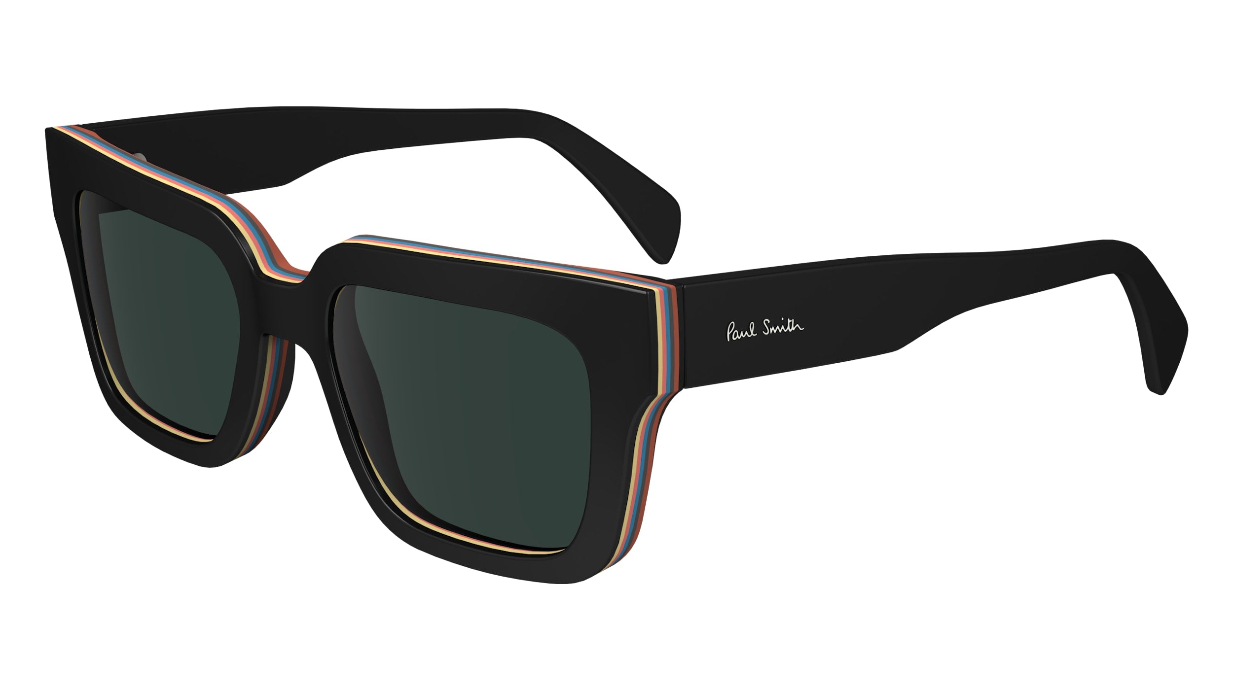 Paul Smith® Kenton PSM PS24601S 001 52 - 001 Black Multistripes Sunglasses