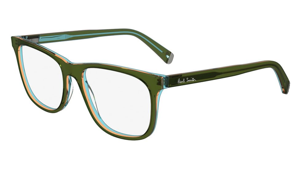 Paul Smith® Kitley PSM PS24609 317 54 - 317 Transparent Khaki/Aqua Eyeglasses