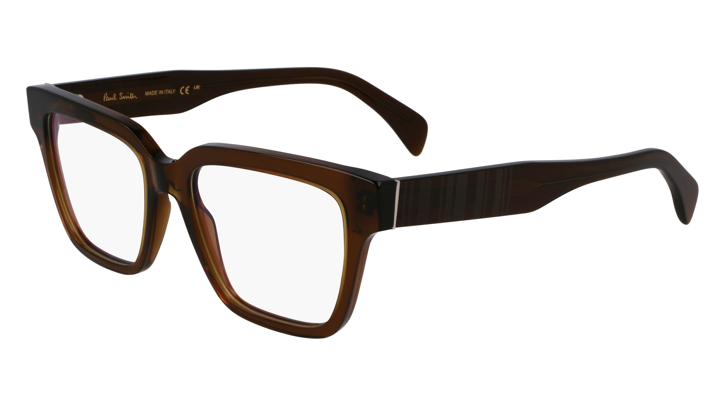 Paul Smith® Lisson PSM PS24625 317 52 - 317 Transparent Khaki Brown Eyeglasses