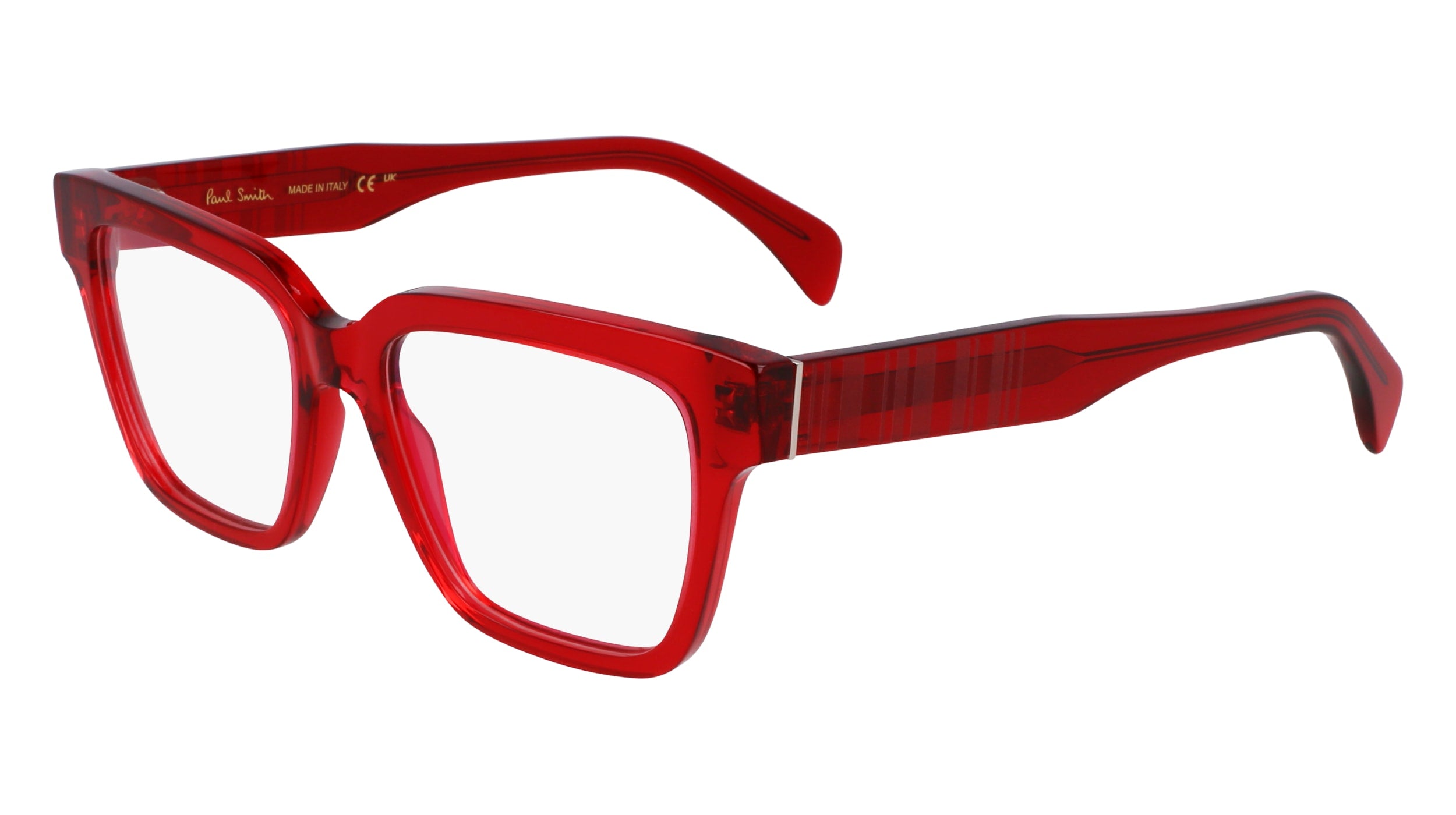Paul Smith® Lisson PSM PS24625 602 52 - 602 Transparent Dark Red Eyeglasses