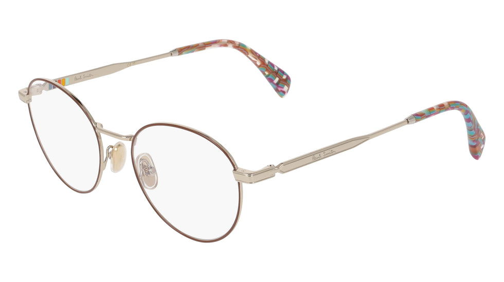 Paul Smith® Mays PSM PS25102 708 48 - 708 Light Gold/Brown Eyeglasses