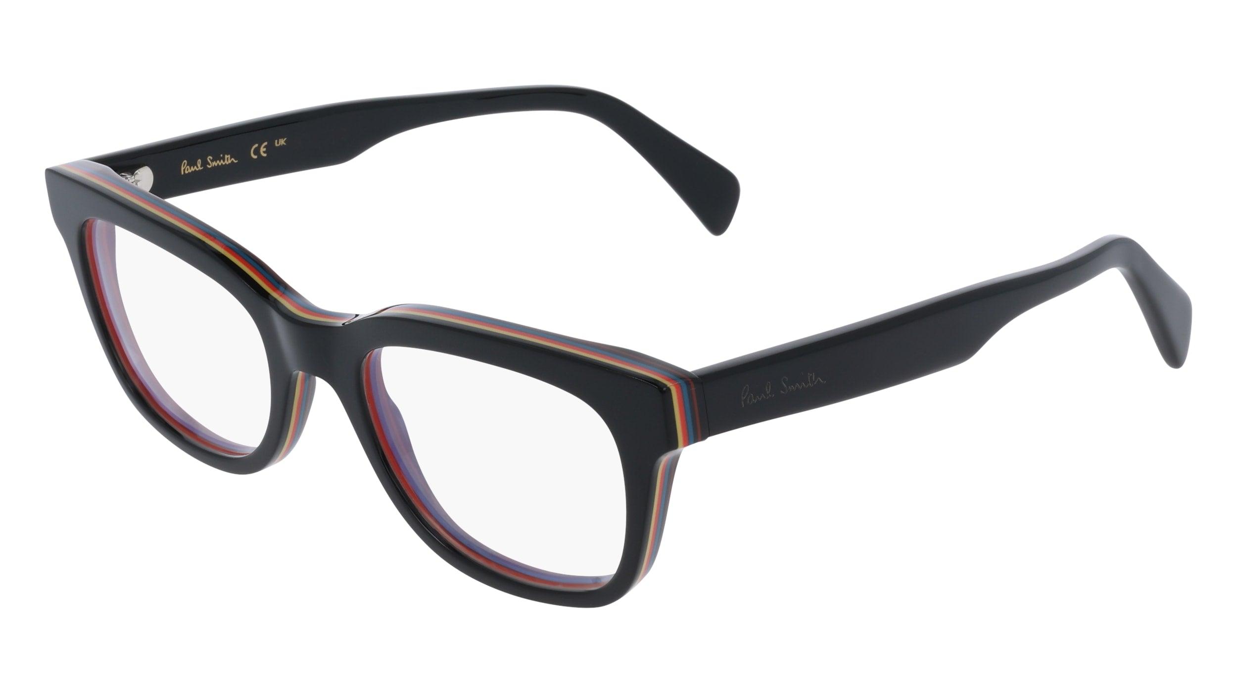 Paul Smith® Meade PSM PS25606 001 52 - 001 Black Multistripes Eyeglasses