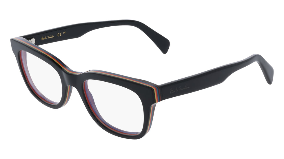Paul Smith® Meade PSM PS25606 001 52 - 001 Black Multistripes Eyeglasses