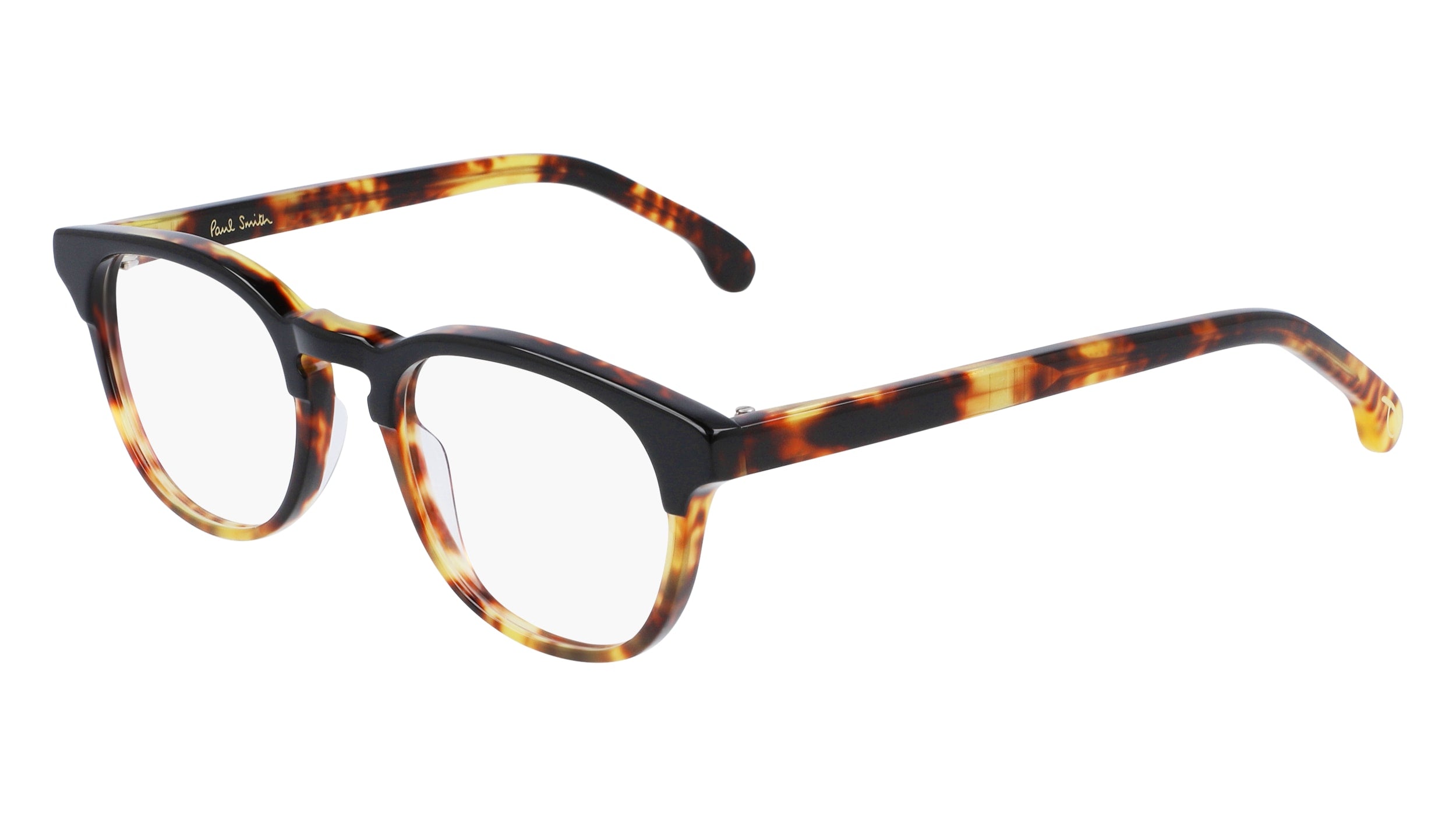 Paul Smith® Abbott V1 PSM PSOP001V1 004 48 - 004 Blk Ink Dk Turtle/Honycom Tort Eyeglasses