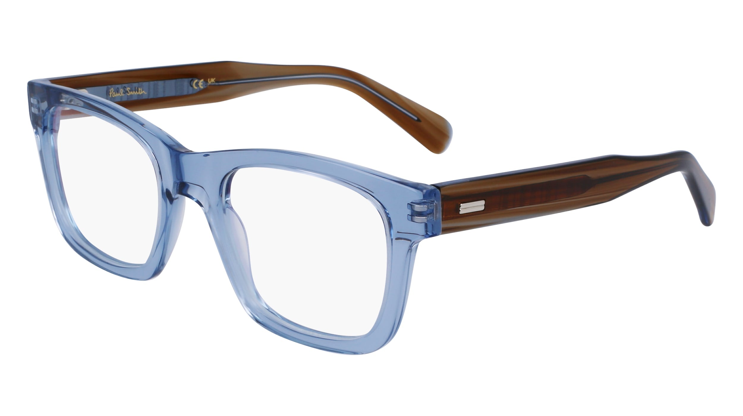 Paul Smith® Griffin PSM PSOP095 462 53 - 462 Crystal Light Blue Eyeglasses