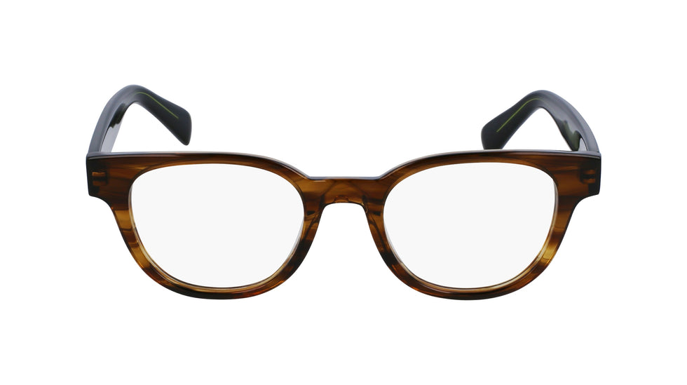 Paul Smith® Haydon PSM PSOP100 210 49 - 210 Striped Brown Eyeglasses