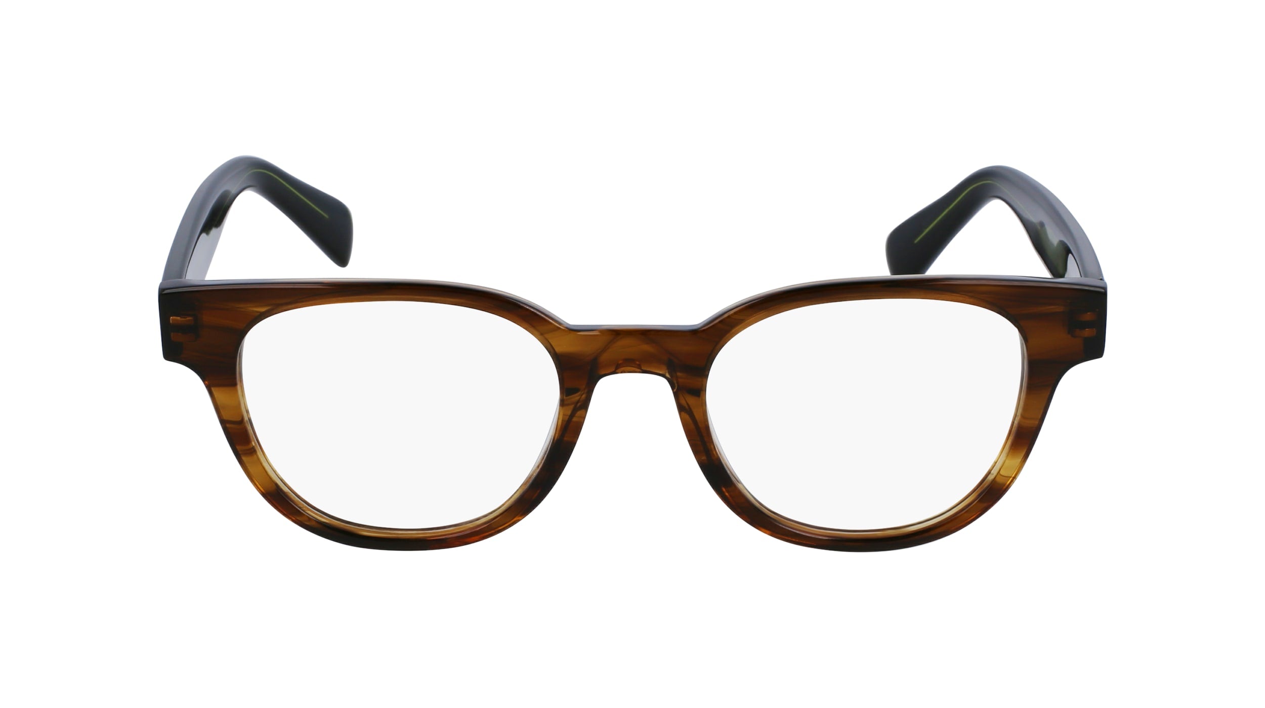 Paul Smith® Haydon PSM PSOP100 210 49 - 210 Striped Brown Eyeglasses