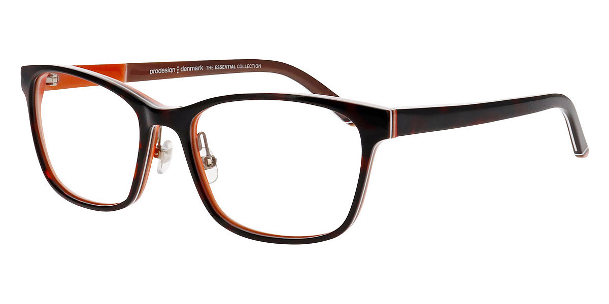 ProDesign Denmark® STRATA 1 PDD STRATA 1 5532 54 - Havana (Brown) Dark Shiny Eyeglasses