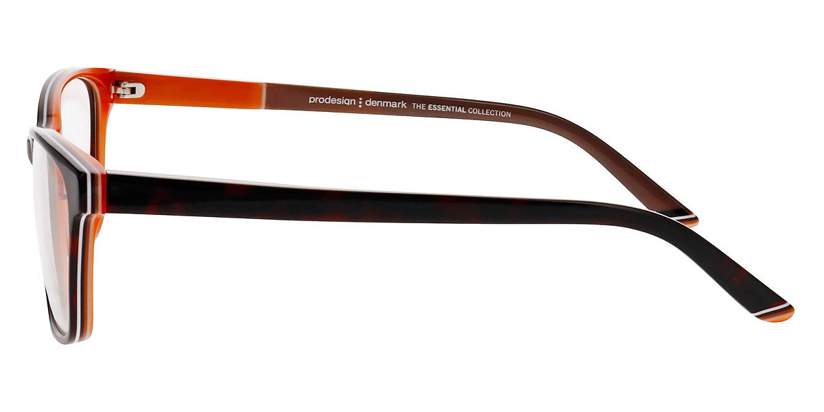 ProDesign Denmark® STRATA 1 PDD STRATA 1 5532 54 - Havana (Brown) Dark Shiny Eyeglasses
