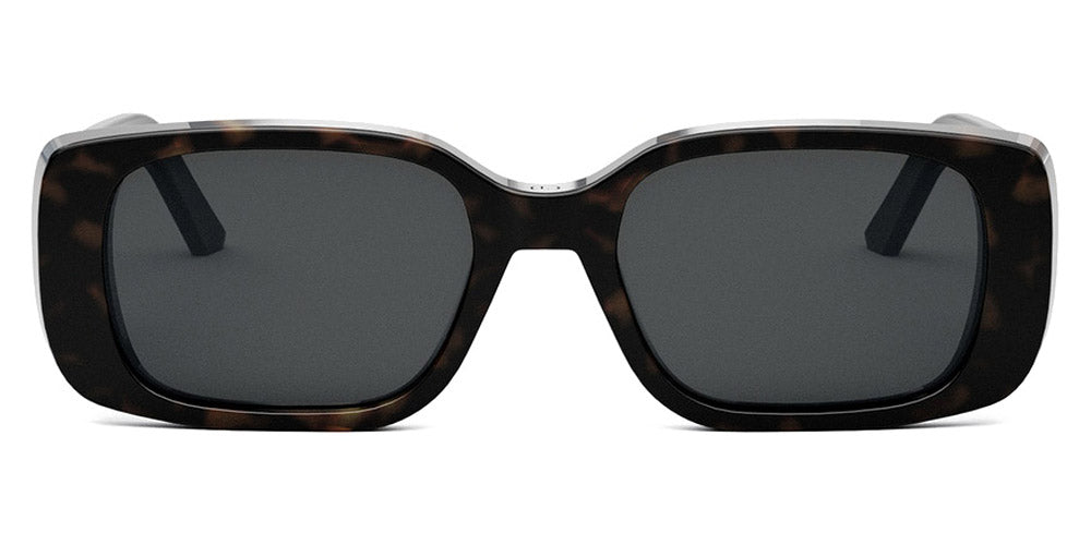 Dior® WILDIOR S2U - 29P0 Shiny Dark Havana / Smoke Polarized Sunglasses
