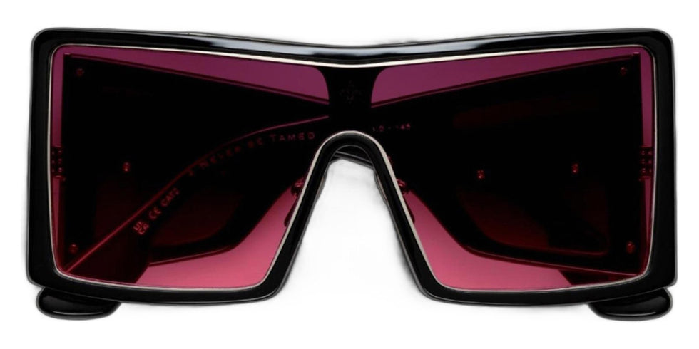 Philippe V® WNo19 PHI WNo19 Black Frame Rose Gradient Lens 133 - Black Frame - Rose Gradient Lens Sunglasses