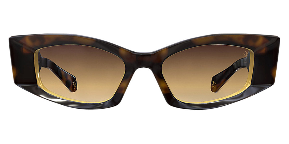 Philippe V® WNo20 PHI WNo20 Tort/Gold Frame Brown Gradient Lens 52 - Tort/Gold Frame - Brown Gradient Lens Sunglasses