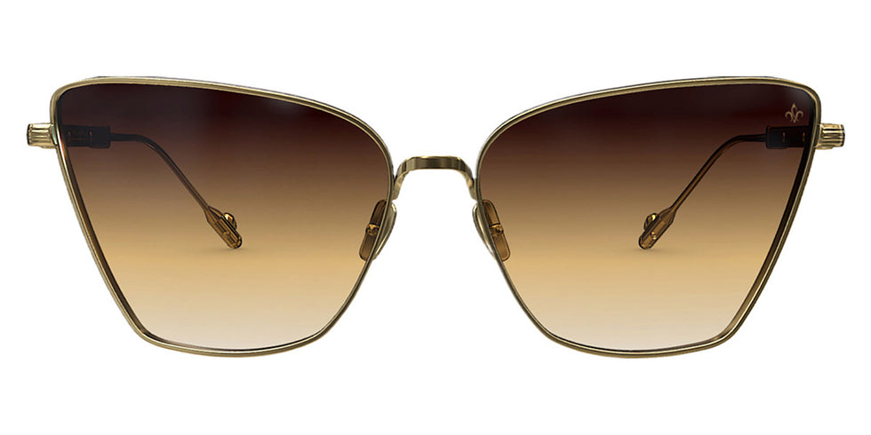Philippe V® WNo22 PHI WNo22 Gold Frame Brown Gradient Lens 61 - Gold Frame - Brown Gradient Lens Sunglasses