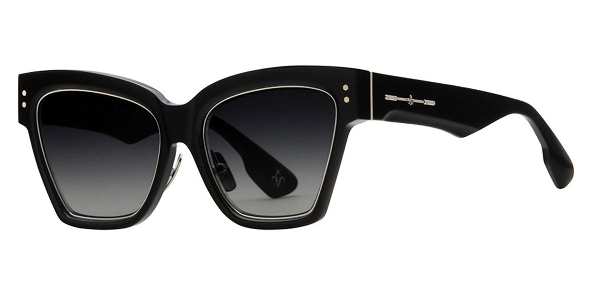 Philippe V® WNo9DC PHI WNo9DC Black Frame Grey Gradient Lens 56 - Black Frame - Grey Gradient Lens Sunglasses